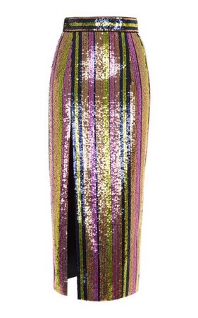 Rasario | Sequin Midi Skirt