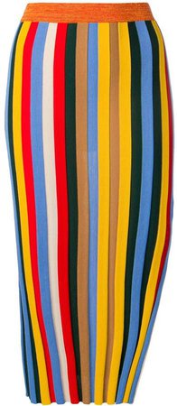striped pencil skirt