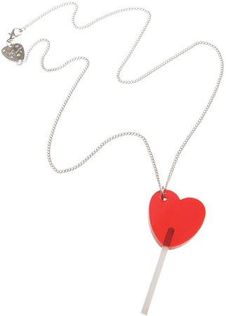 Tatty Devine ‘Lolly Necklace’ in Red