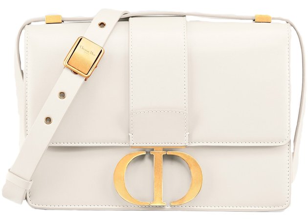 Dior Montaigne Bag Calfskin 30 White