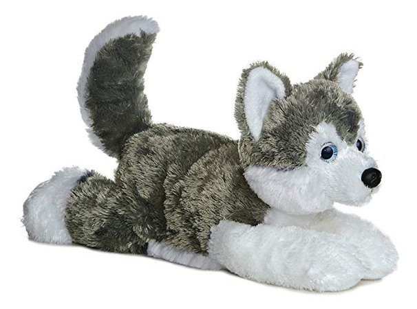 Aurora Shadow Husky Dog Flopsie Plush Stuffed Animal 12", Animals & Figures - Amazon Canada
