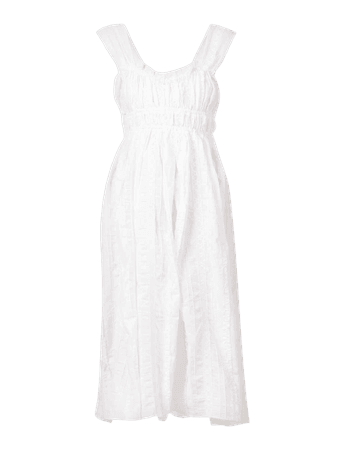 CIAO LUCIA - Clara ruffle-trim cotton midi dress