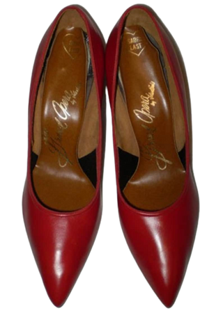 LIPSTICK RED SEXY VINTAGE 60s MAD MEN HIGH HEEL SHOES 5
$25.00