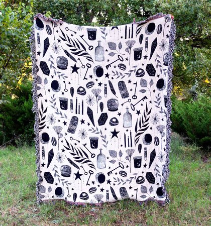 Witch Things Blanket - Etsy
