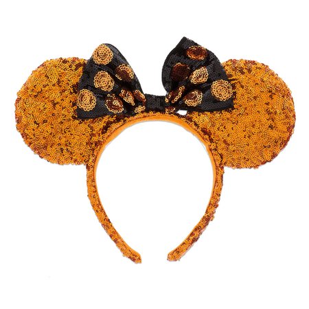 Minnie Mouse Halloween Ears Sequined Headband | shopDisney