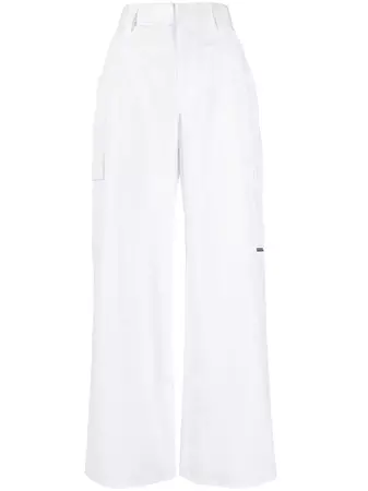 Alexander Wang high-waisted Cotton Cargo Pants - Farfetch