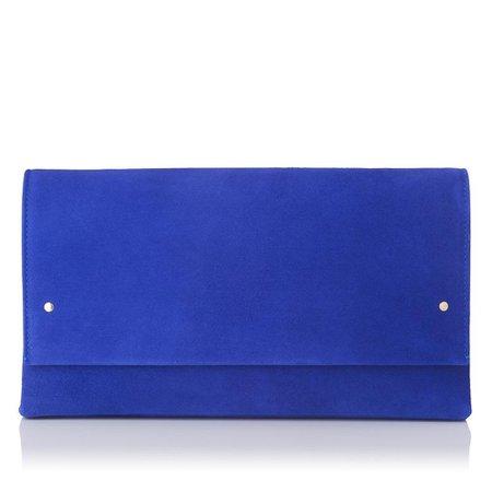 Blue Clutch Handbag