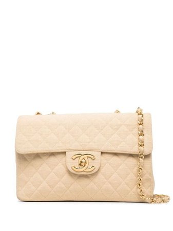 Chanel Pre-Owned 1991-1994 CC diamond-quilted Shoulder Bag - Farfetch