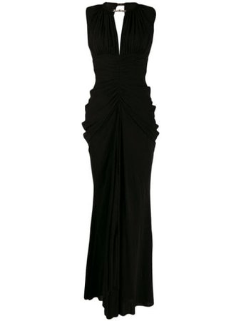 Alexander McQueen Pleated Waist Dress | Farfetch.com
