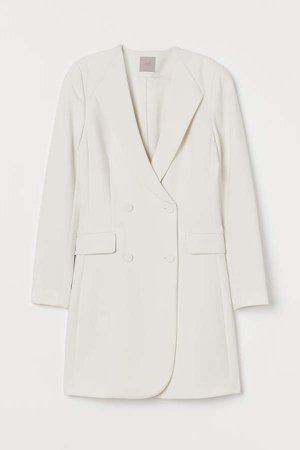 Jacket Dress - White