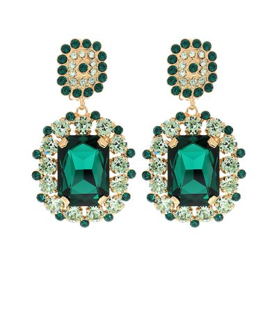 Dolce & Gabbana - Orecchini a clip con cristalli | Mytheresa