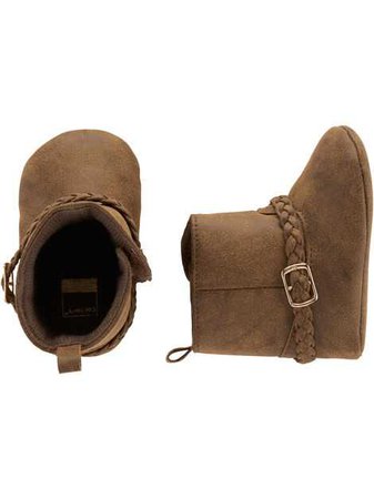 Baby Girl Carter's Belted Boot Baby Shoes | Carters.com
