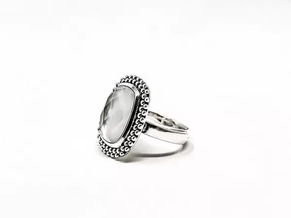 Shell Pearl Ornate Ring – Opulenza Designs Jewelry