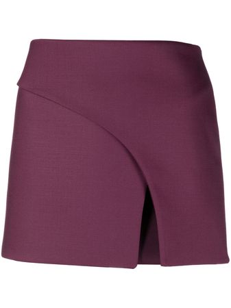 ALESSANDRO VIGILANTE low-rise Virgin wool-blend Miniskirt - Farfetch