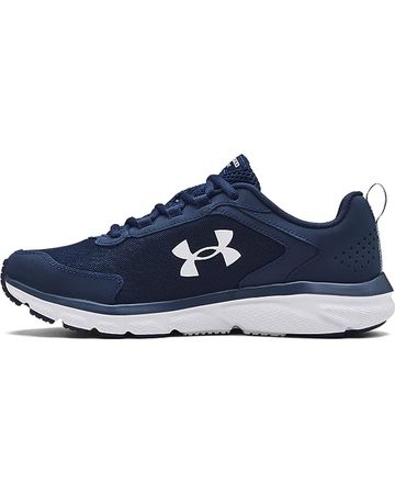 Amazon.com | Under Armour Men's Charged Assert 9, Academy Blue (400)/White, 7 M US | Road Running