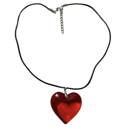 heart red necklace