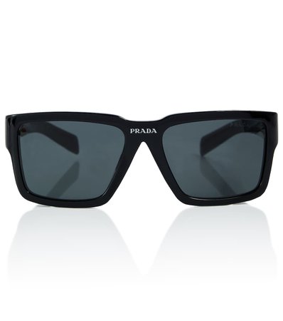 Prada - Square acetate sunglasses | Mytheresa