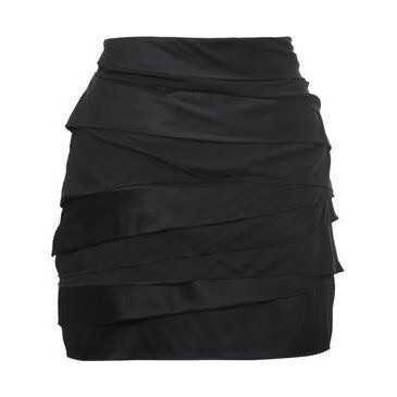 Black Knee Length Skirt