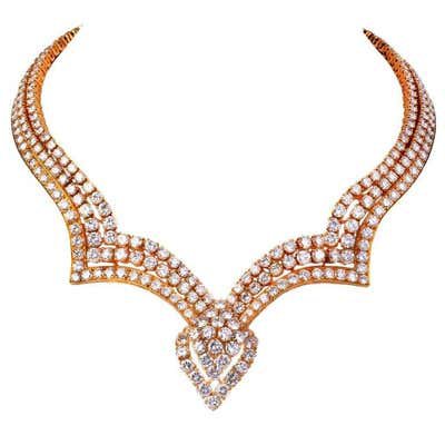 Antique Diamond Choker Necklaces - 1,252 For Sale at 1stDibs - Page 4