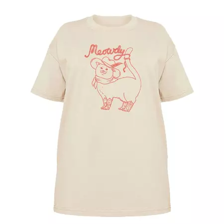 Cowboy Cat Graphic T-shirt - Shoptery