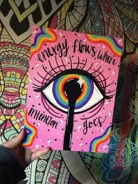 acrylic trippy painting ideas - Google Search