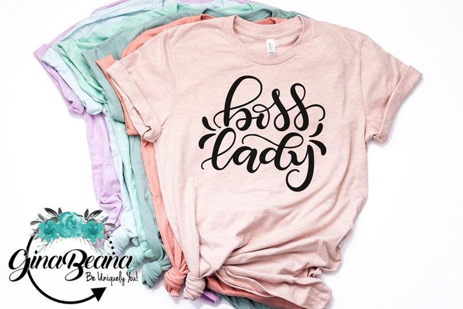 Boss Lady Shirt Shirts for moms Trendy Tees Gifts for Boss | Etsy