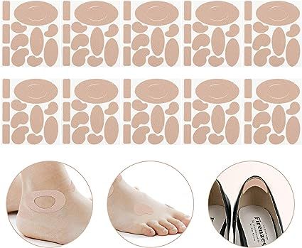 Amazon.com: Moleskin Tape Flannel Adhesive Pads Stickers Blister Prevention Pads Anti-wear Heel Pads for Feet Fabric Padding, 11 Shapes (110 Pieces) : Health & Household