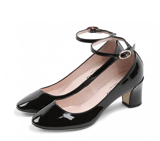 Repetto Electra Mary-Jane Patent leather black