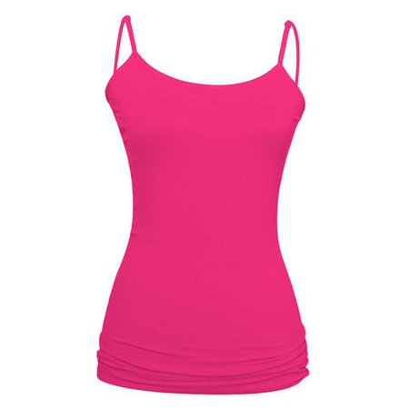 Womens Thin Strap Camisole - Pink - Walmart.com
