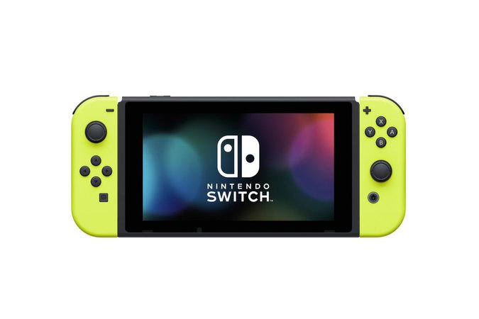 Nintendo introduces new neon yellow Joy-Con color and controller battery pack - The Verge