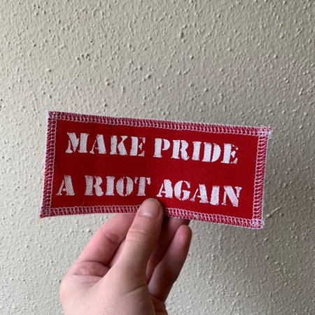 Make Pride a Riot Again Patch | Etsy