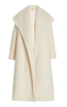 Hooded Textured-Knit Coat By Laquan Smith | Moda Operandi