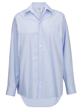 VETEMENTS Vetements Oversize Shirt - Light blue - 10949415 | italist