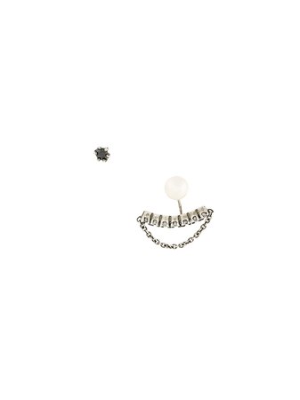 Metallic Iosselliani Silver Heritage Earrings | Farfetch.com
