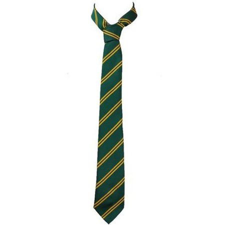 green and yellow tie