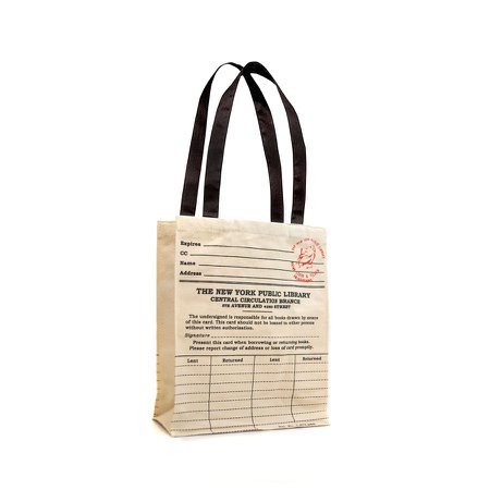 NYPL Library Card Tote Bag | The New York Public Library Shop