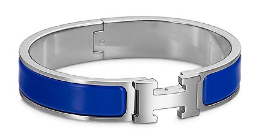 hermes bracelet blue