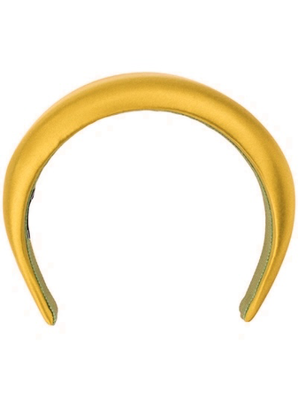 Prada yellow padded headband