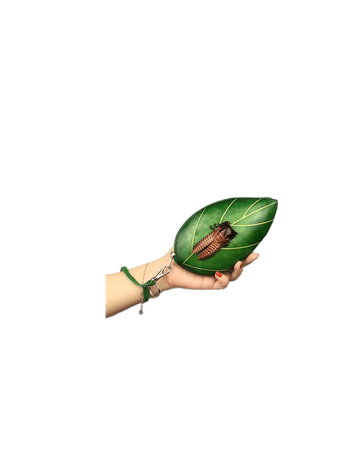 leaf clutch green bugs bags