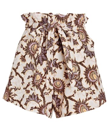 A.L.C. Malcom Floral Paperbag Shorts | INTERMIX®