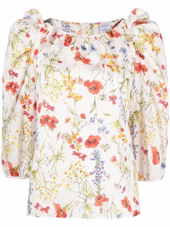 Sara Roka floral-print blouse
