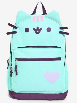 Mint Pusheen Cat Backpack