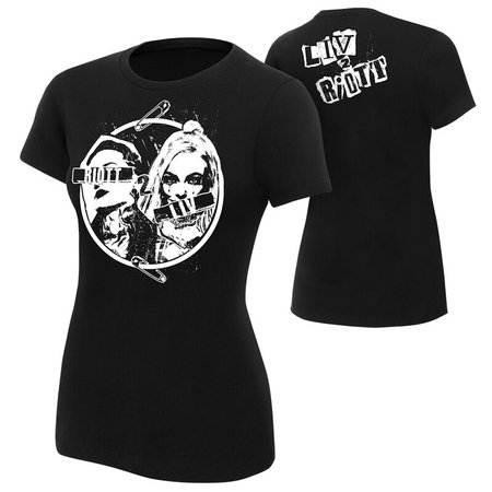 Riott Squad "Riott 2 Liv, Liv 2 Riott" Women's Authentic T-Shirt - WWE US