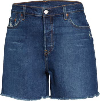 Levi's® 501™ Fray Hem Denim Shorts (Plus Size) | Nordstrom
