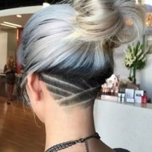 girls with undercut in ponytail - Google Search