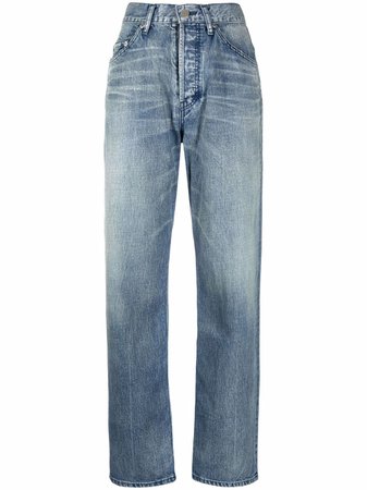 AMBUSH Faded straight-leg Jeans - Farfetch
