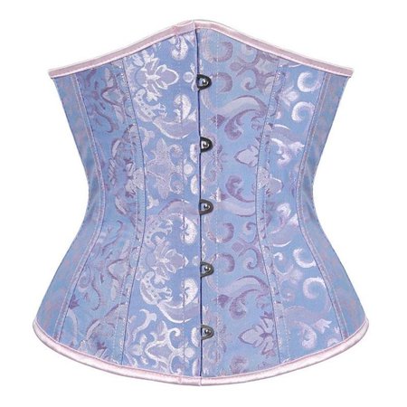 purple and pink corset