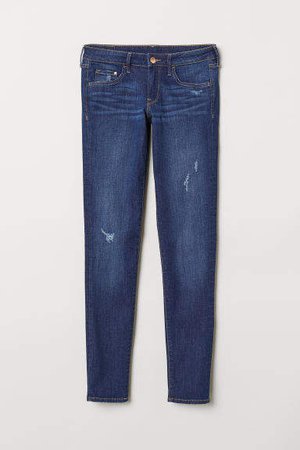 Super Skinny Low Jeans - Blue