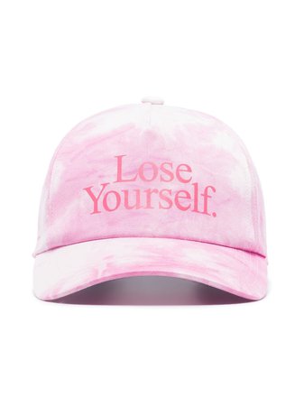 Shop pink Paco Rabanne x Peter Saville Lose Yourself tie-dye baseball cap with Express Delivery - Farfetch