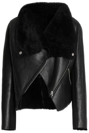 Shearling biker jacket | MUUBAA | Sale up to 70% off | THE OUTNET